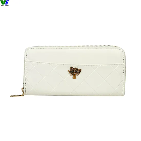 Wide Silver Direct Selling Leather Money Clip Women Wallet Design 2023