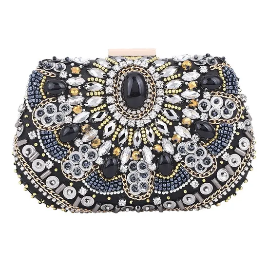 Fashion Moon Design Evening Clutch Bag Lady Party Bag Dress Shoulder Bag Cross Body Women Handbag