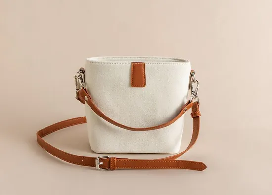 New Bucket Bag Single Shoulder Mobile Phone Bag Simple Canvas Small Satchel