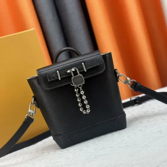 Fashion Handbag Large Capacity Bucket Bag Lock Design Shoulder Bag