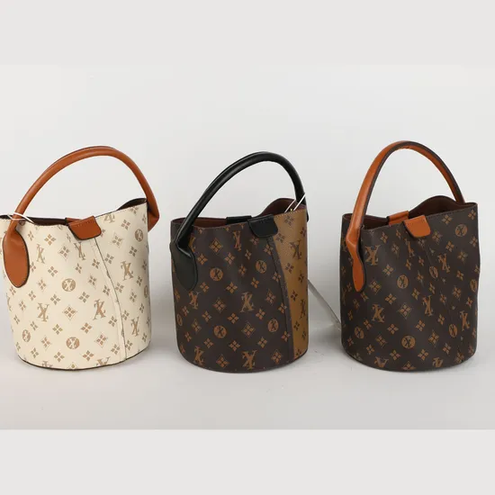 Women′s Printed Tote Bag Casual Strap Across Handbag Lady Bucket Bag