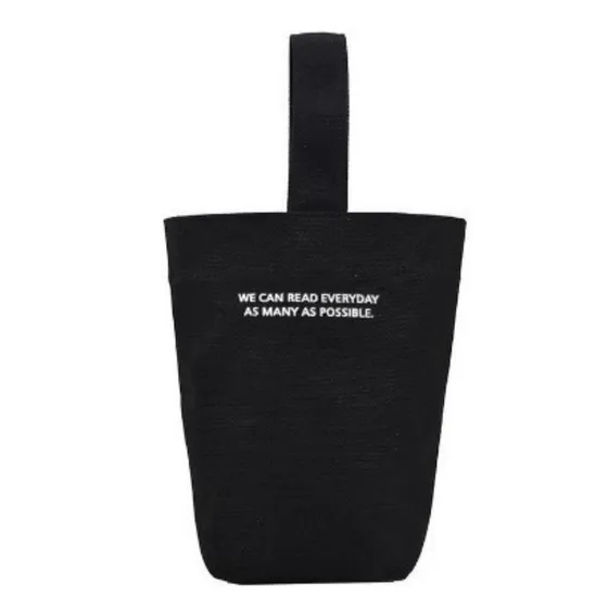 Personalized 12oz Water Cup Carrier Bucket Bag for Milk Tea Lovers