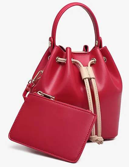Wholesale Women Drawstring Bucket Tote Bags Lady Designer Brand Handbags for Girls