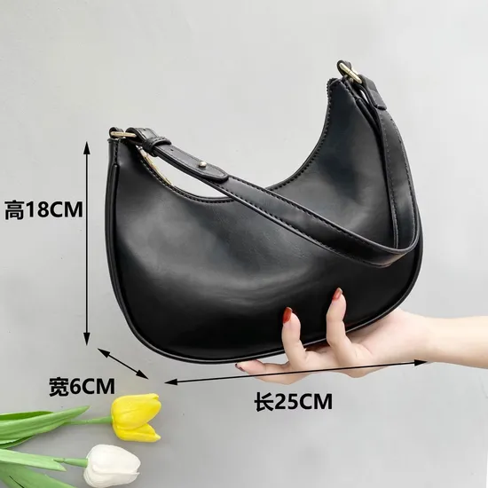 Simple Handbag, New Retro Small Square Bag, Personalized Fashion Shoulder Crossbody Bag Armpit Ladies Bag