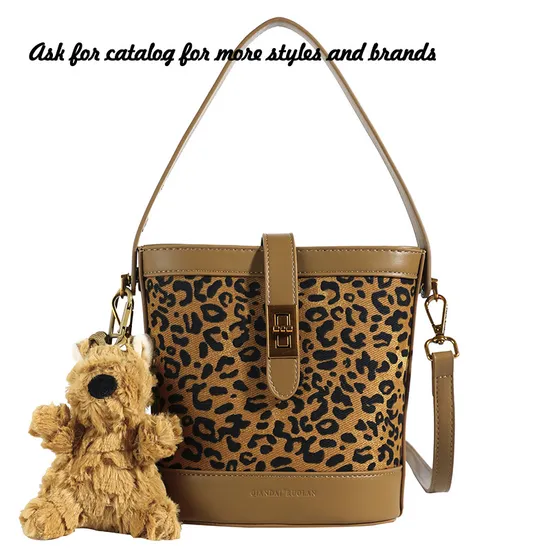 Fashion Classic Fashionable Purse - Genuine Leather Tote Bucket Handbags with One Strap