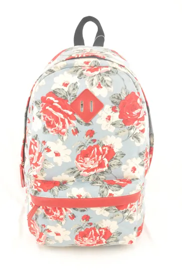 Top Quality Flower Prints Canvas Backpack for Travel, Daily Work, School