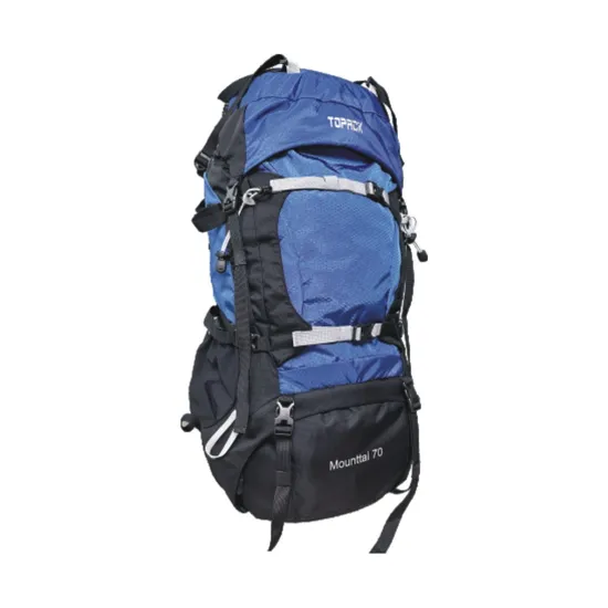 Waterproof Camping Essentials Outdoor Backpack Bag with Rain Cover, Super Capacity 70 Liter Lightweight Backpacking Hiking Backpack
