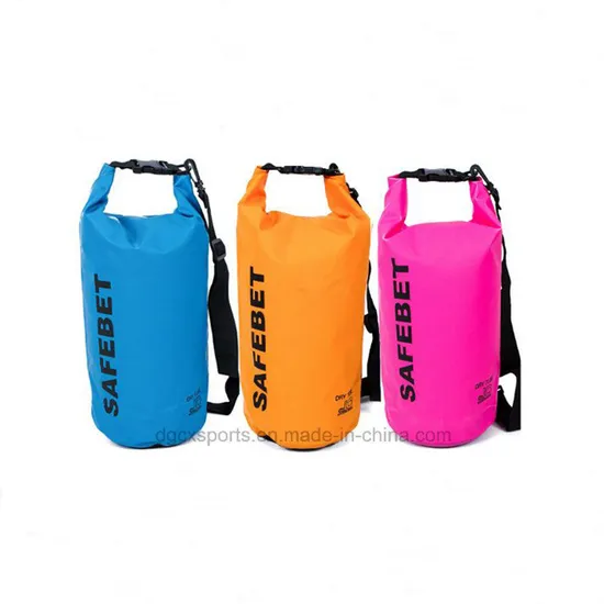 Outdoor Ocean 500d PVC Waterproof Dry Bag with Shoulder Strap, Waterproof Duffel Hiking Dry Bag Backpack 2L 5L 10L 20L 30L Storage Bag