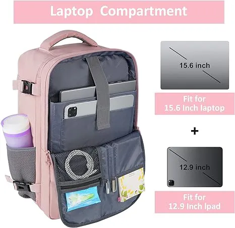 Travel Backpack USB Charging Port Laptop Flight Bag Casual Backpack Hiking