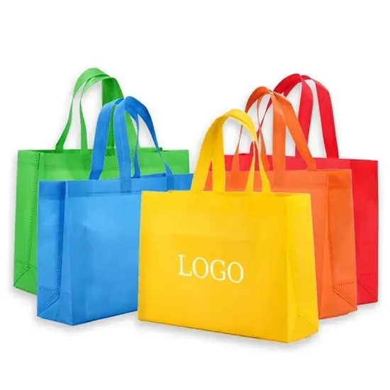 Cheap Retail Non-Woven Supermarket Bag Custom Logo Reusable Shopping Non Woven Bag