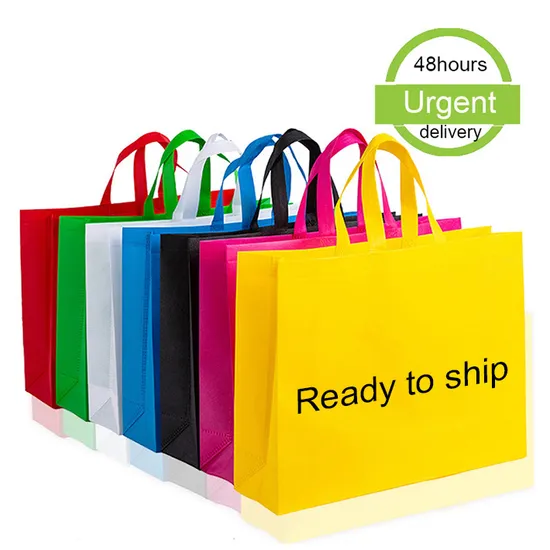 Wholesale Gift Promotional Grocery Tote Bag Ultrasonic Shopping PP Non Woven Bag