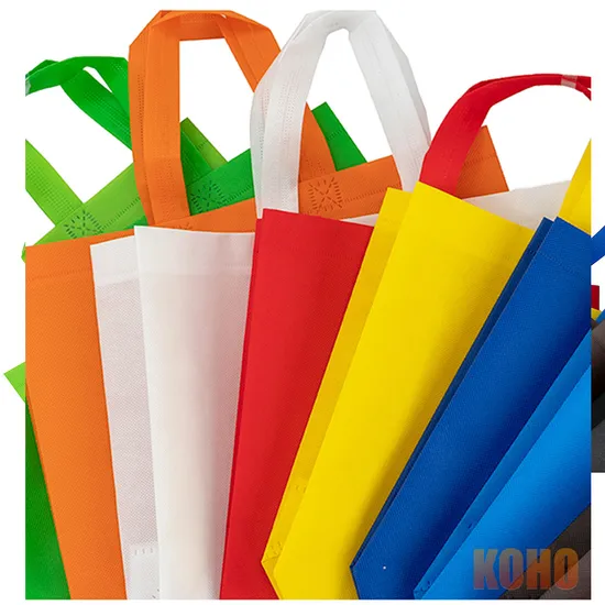 Custom Reusable Nonwoven Shopper Non-Woven Polypropylene Foldable Tote Carry Bag for Shopping Heavy Cheap Non Woven Grocery Bags