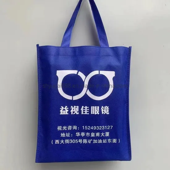 Custom Logo Foldable Eco Reusable Non-Woven Shopping Bags