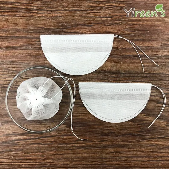Creative Ship-Shaped Non-Woven Fabric Tea Bag Coffee Filter Packing Pounches, No Powder Leakage Free Brewing and High Infiltration Rate