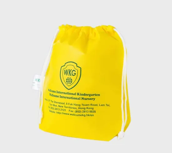 Custom Non Woven Drawstring Bag with Your Logo Toys Storage Bag Cloth Gift Bag