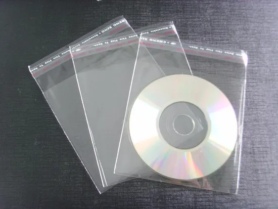 00 PCS 4 7/8 X 4 7/8 Clear CD DVD Disc Sleeves - Non Paper