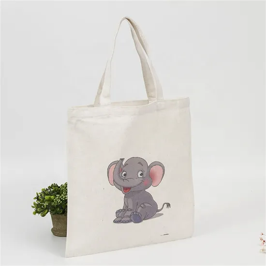 Eco Cotton Tote Bag with Multiple Pockets Canvas Bag with Custom Logo