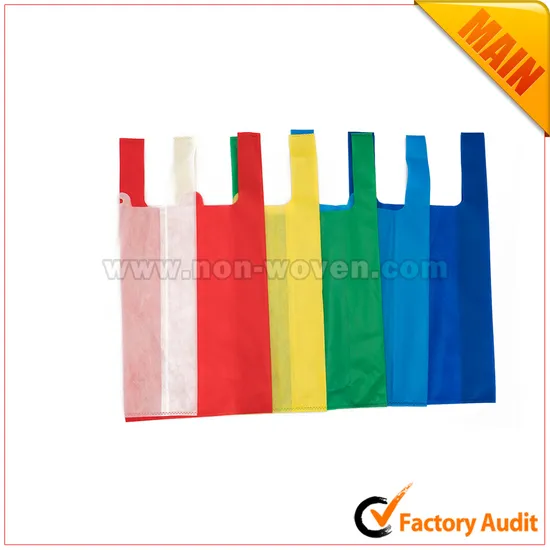 100% PP Spunbond Non Woven Vest Bag