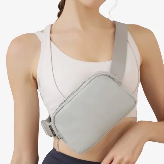 Factory Price Polyester Nylon Waterproof Women Running Belt Bag Travel Sport Fashion Men Waist Bag Funny Pack Crossbody Bag