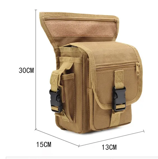 Multi-Pockets Waterproof Outdoor Sport Motorcycle Drop Waist Fanny Pack Thigh Leg Bag