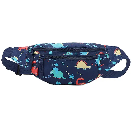 Boys Fanny Pack Cartoon Dinosaur Waist Pack Belt Bum Bag for Travel