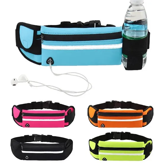 Wholesale Adjustable Outdoor Sport Water Resistant Running Jogging Waist Bag Promotional Waterproof Bag