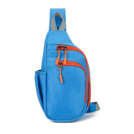 Outdoor Sports Chest Bag Pure Color Travel Shoulder Bag Mountaineering Sling Bags