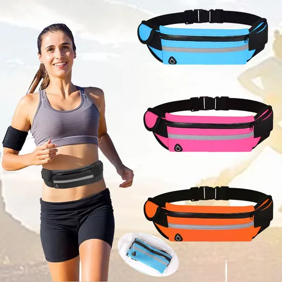 Large Crossbody Fanny Pack Outdoor Neoprene Waterproof Hiking Cycling Running Belt Waist Bag Custom Sport Fanny Pack