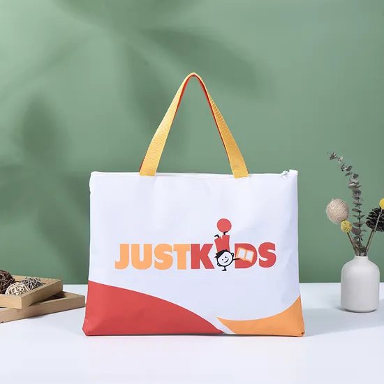 Wholesale Custom Linen Bags Large Beach Bag for Women Cute Straw Tote Bag for Summer School Use Reusable Grocery Shopping Bag with Handle