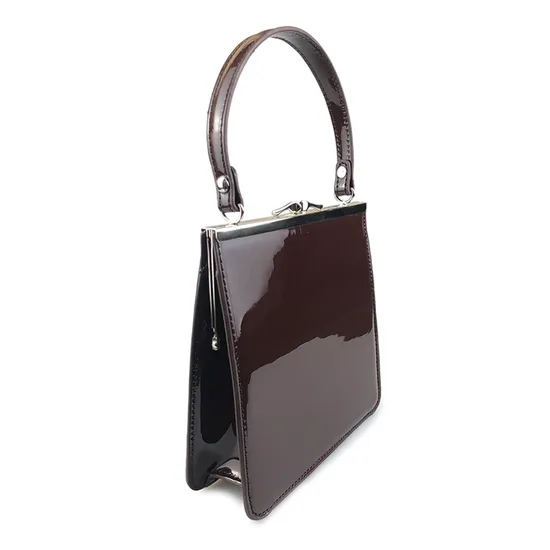 Women Luxury Hand Bag Genuine Patent Leather Handbag