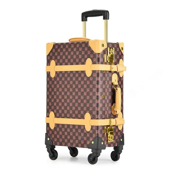Travel Bags Luggage Trolley Set Trolley Case Suitcase ABS Luggage Set Vintage Travel Bags
