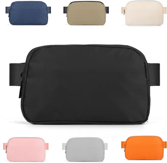 Fashion New Design Outdoor Running Water Belt Waist Backpack High Quality Waterproof Portable Custom Logo Crossbody Cycling Travel Belt Travel Bag
