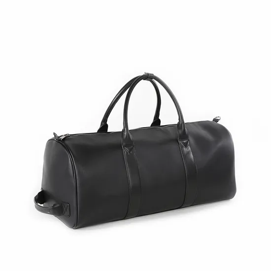 Wholesale Custom Logo PU Leather Travel Outdoor Bowling Duffle Luggage Handbag