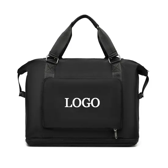 Large Capacity Folding Waterproof Duffle Bags Light Weight Unisex Dry Wet Separation Travel Bags Gym Bag for Sport