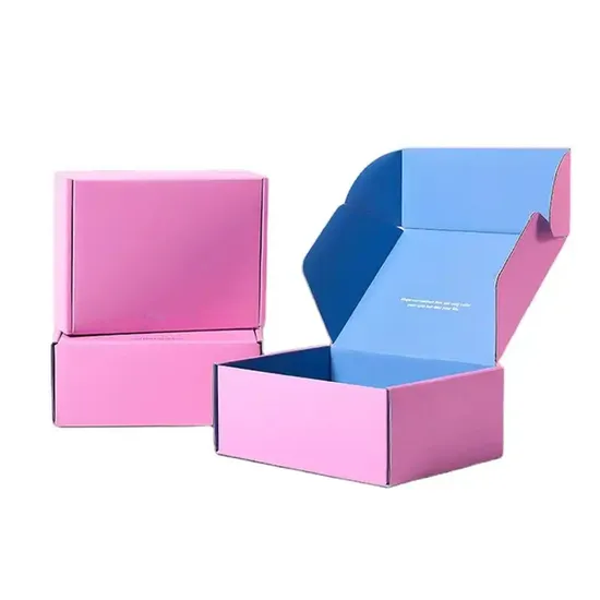 Custom Printed Color Cardboard Mailer Boxes for Candles Shipping Clothing Postal Paper Packaging Corrugated Shipping Boxes Colored Mailer Boxes Wholesale