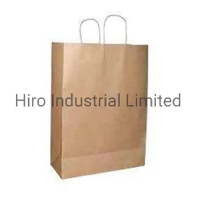 Customized Logo White Craft Paper Bags with Handles