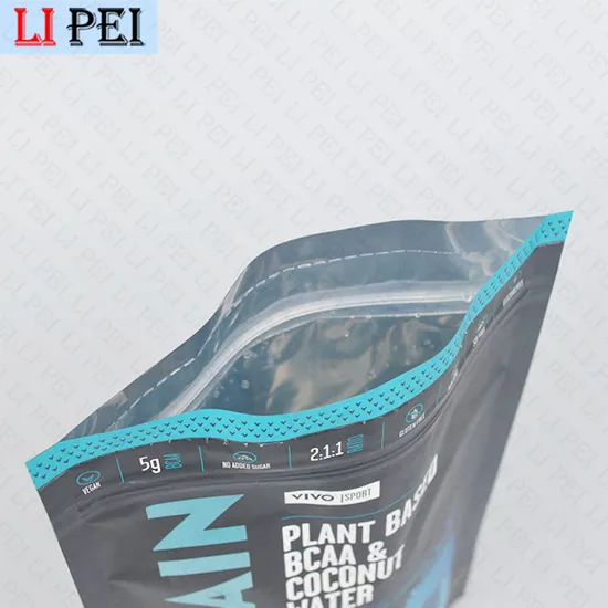 Custom Stand up Food Plastic Packing Bag with Zipper