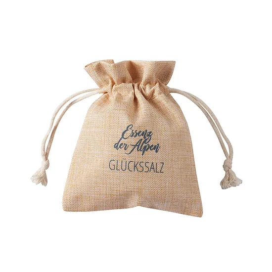 Wholesale Custom Printing Jute Jewelry Package Bag and Pouch Ring Necklace Lipstick Perfume Jewelry Pouch with Logo