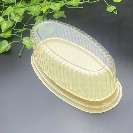 stock  food grade clear blister bakery /cake packaging box