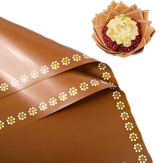 Flower Edged Multifunctional Floral Decorative Printed Tissue Paper Packing