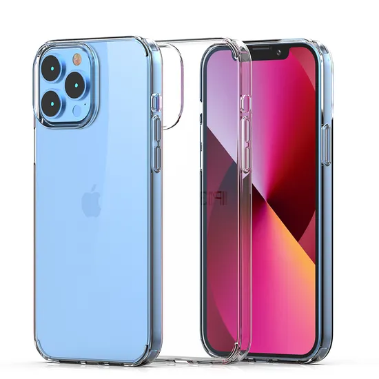 Manufacturer Bulk Clear TPU Acrylic Mobile Cover Phone Case for iPhone 15 14 13 12 11 PRO Max Xs/X Xr