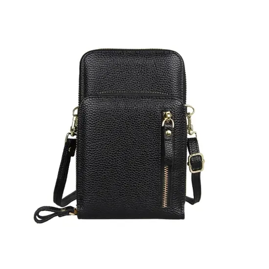 PU PVC Leather Handbag Manufacturer, OEM/ODM Wholesale Factory, Faux Leather Cell Phone Bag Phone Accessory Lady Handbag