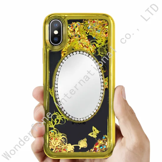 Dynamic Liquid Glitter Quicksand Mirror Case for Samsung J6 2018