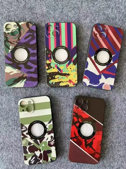 Durable Colorful Painting Chamouflage Color PC Mobile Phone Case for iPhone 11/12/13/13 PRO/13 PRO Max