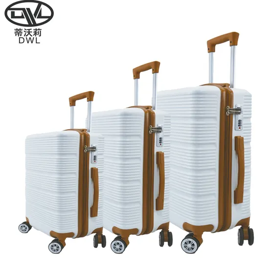 3 Piece Luggage Sets Hard Side Universal Spinner Wheels Lightweight Carry on Travel Suitcase