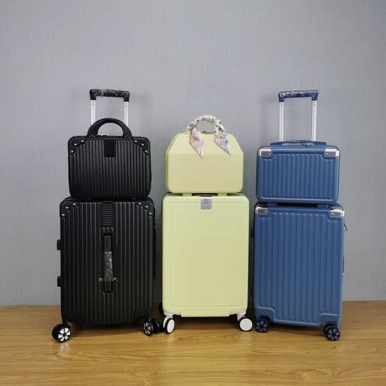 Fashion Trolley Roller Luggage Travel Suitcase Set Trolley-Luggage with Various Colors