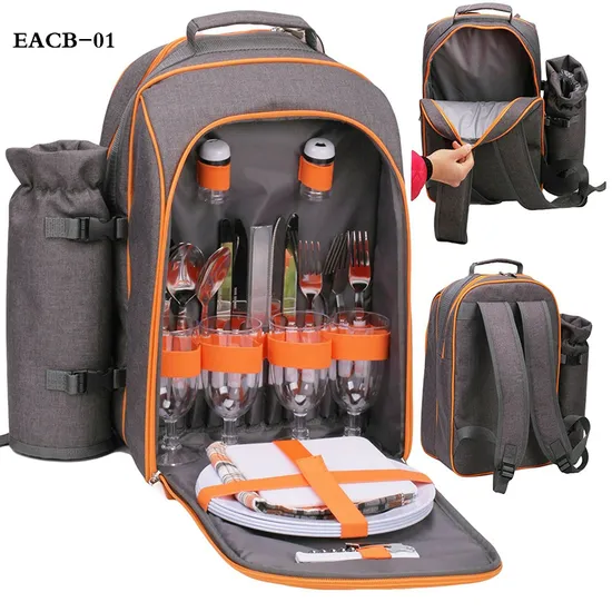 Best 36 Can 2/4 Person Outdoor Pad Family Wine Bottle Coffee Leakproof Tote Insulation Cooler Bag Ice Pack Insulated Box Mat Bag Portable Cold Lunch Picnic Bag