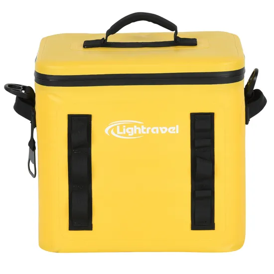 Custom 16 Cans PVC Insulated Leakproof Camping Insulation Cooler Bag for 12 Hours