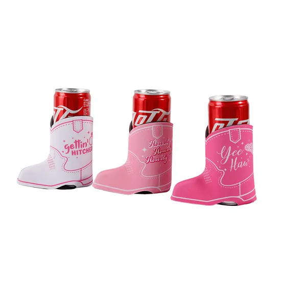 New Design Shoes Shape Neoprene Insulated Boots Stubby Can Bottle Cooler (BC0095)