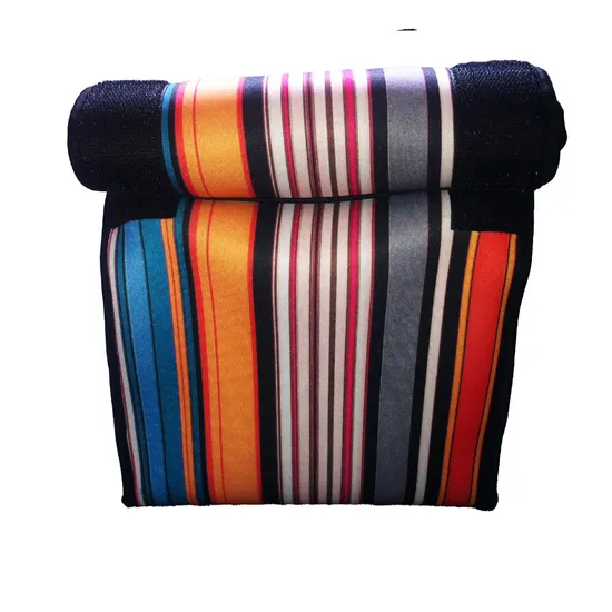 Reusable Lunch Bag Adorned with Striped Print Pattern